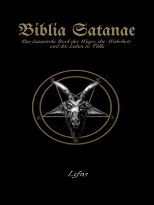 cover image of Biblia Satanae--Traditionelle Satanische Bibel
